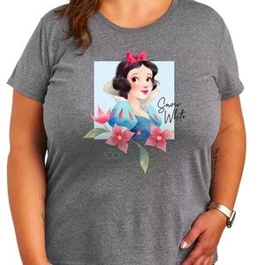NWT Macy's Gray Womans 3X  T-shirt, Snow White, 100th Anniversary